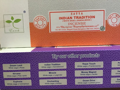 Indian Tradition ( White sage & sandalwood)