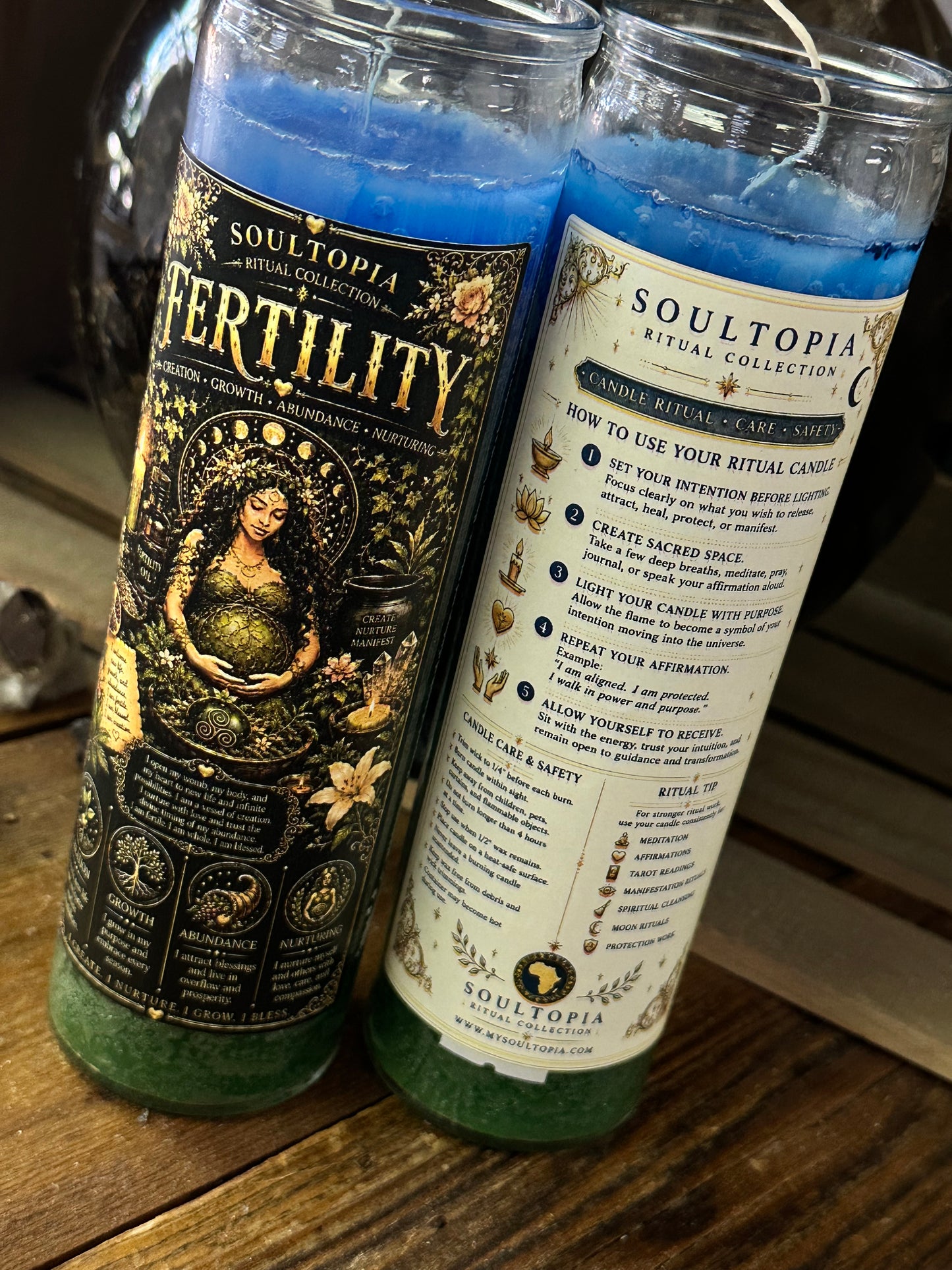 SoulTopia 7 Day Ritual Candle - Fertility