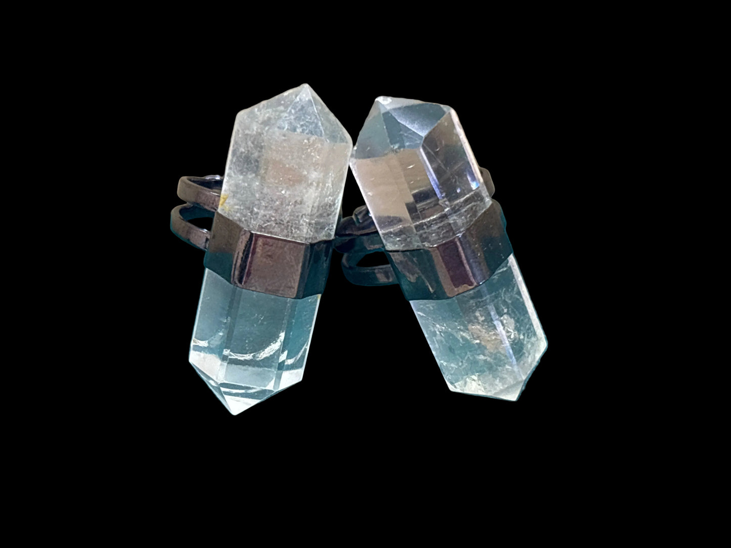 Adjustable Double Terminated Rings - Michal and Company