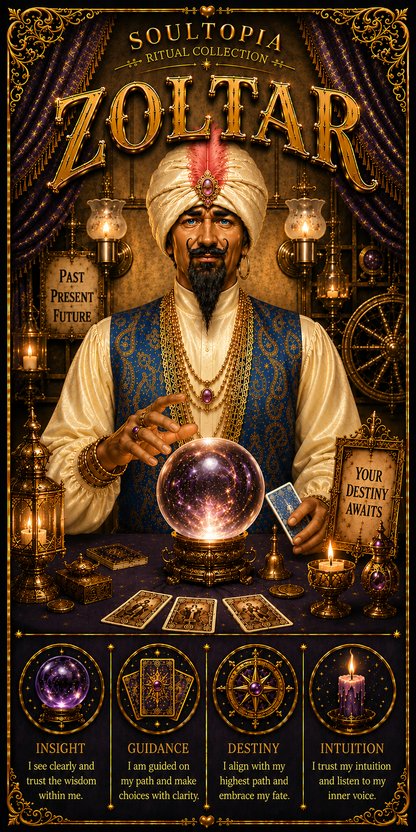 SoulTopia 7 Day Ritual Candle – Zoltar