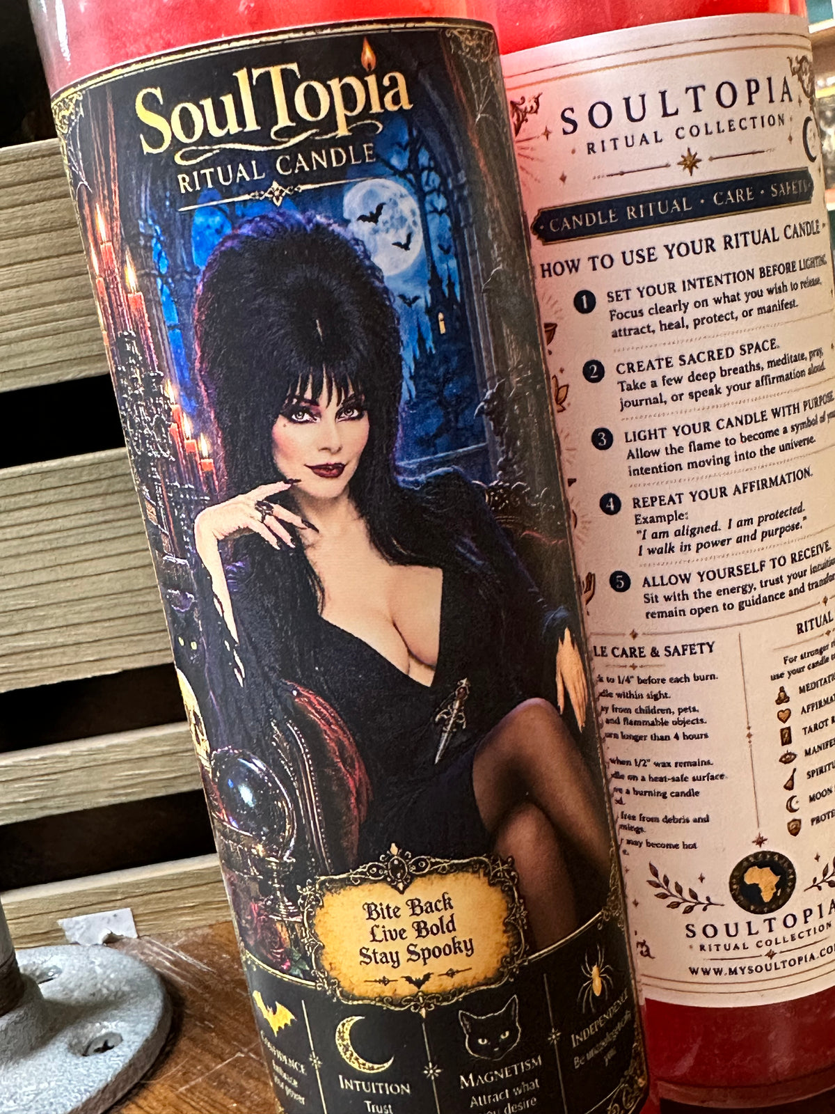 SoulTopia 7 Day Celebrity Ritual Candle – Elvira Inspired
