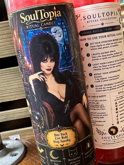 SoulTopia 7 Day Celebrity Ritual Candle – Elvira Inspired