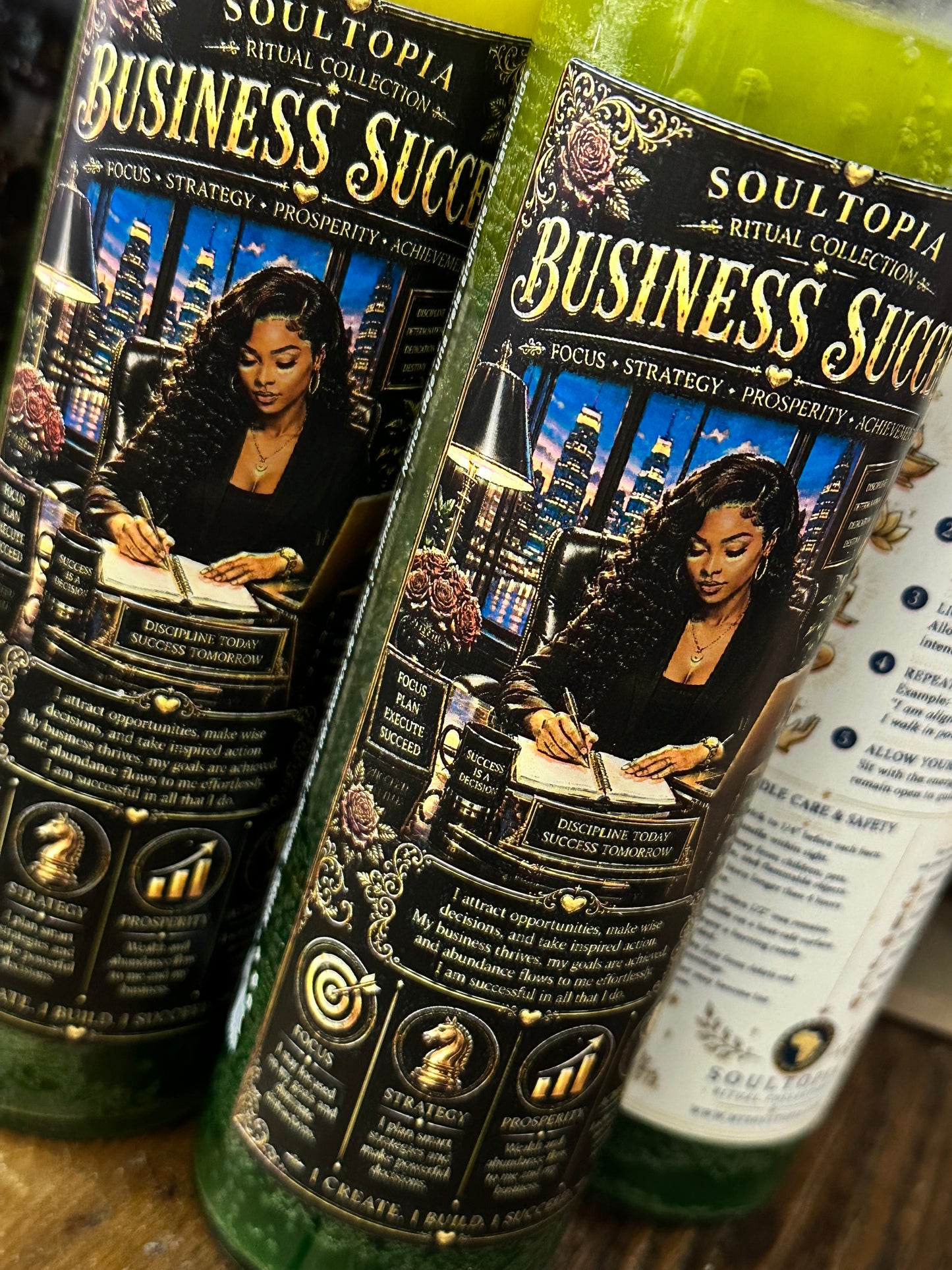 SoulTopia 7 Day Ritual Candle - Business Success