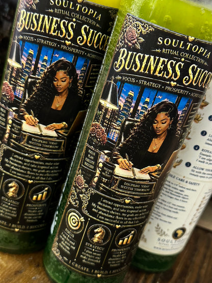 SoulTopia 7 Day Ritual Candle - Business Success