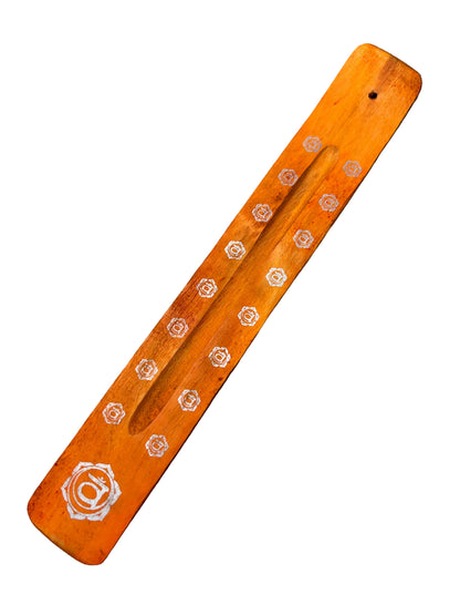 Chakra Colored Wooden Incense Holder
