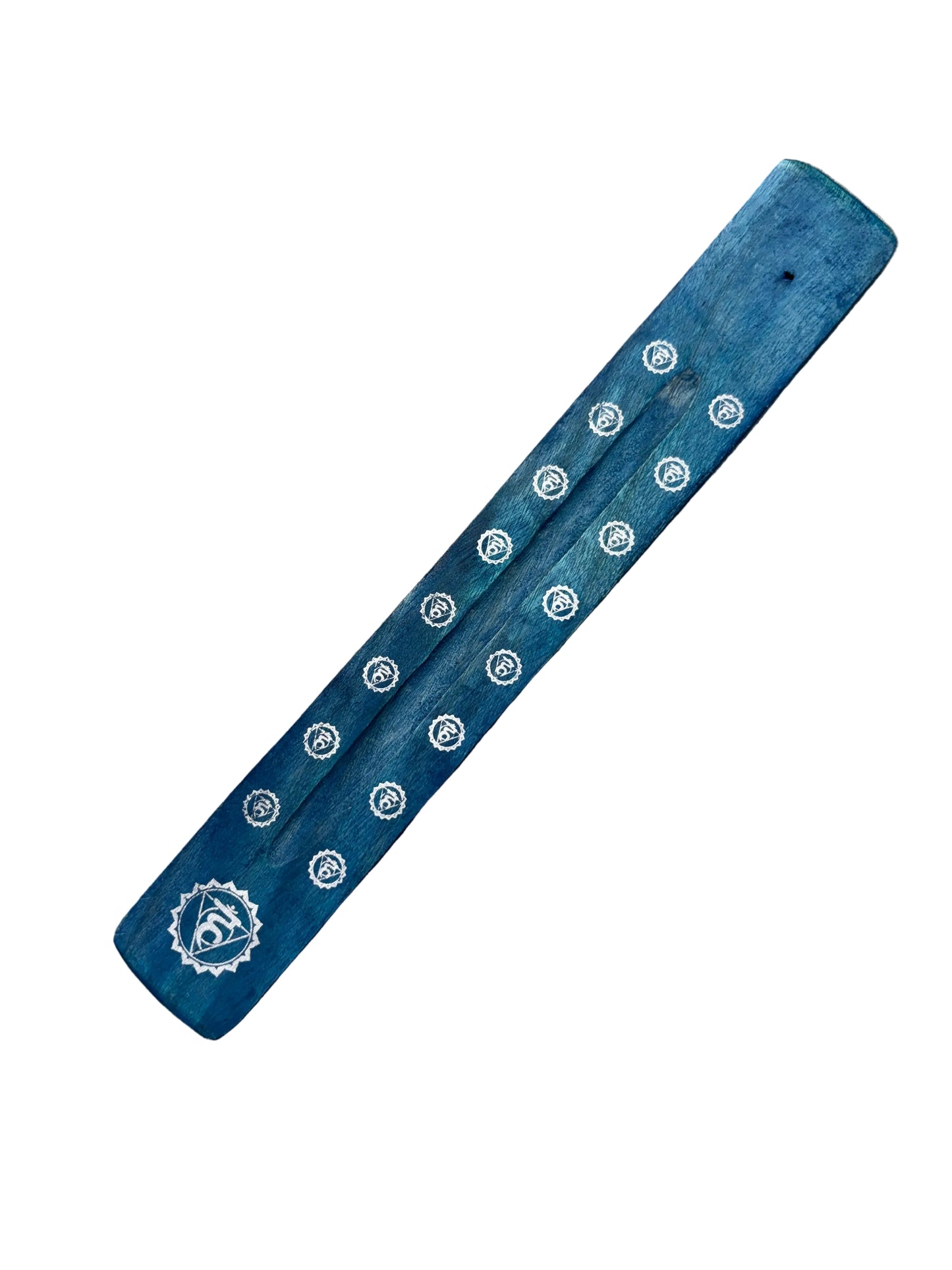Chakra Colored Wooden Incense Holder