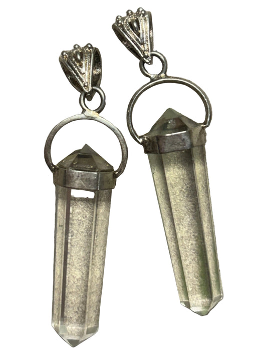 Decorative Bail Quartz Pendant