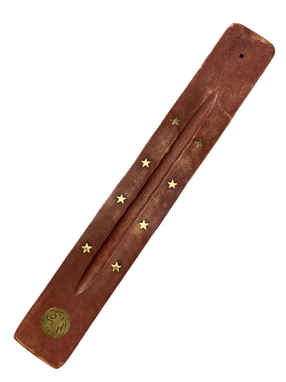 Wooden Incense Holder -  Astrological
