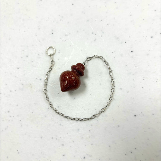 Goldstone Spade Pendulum