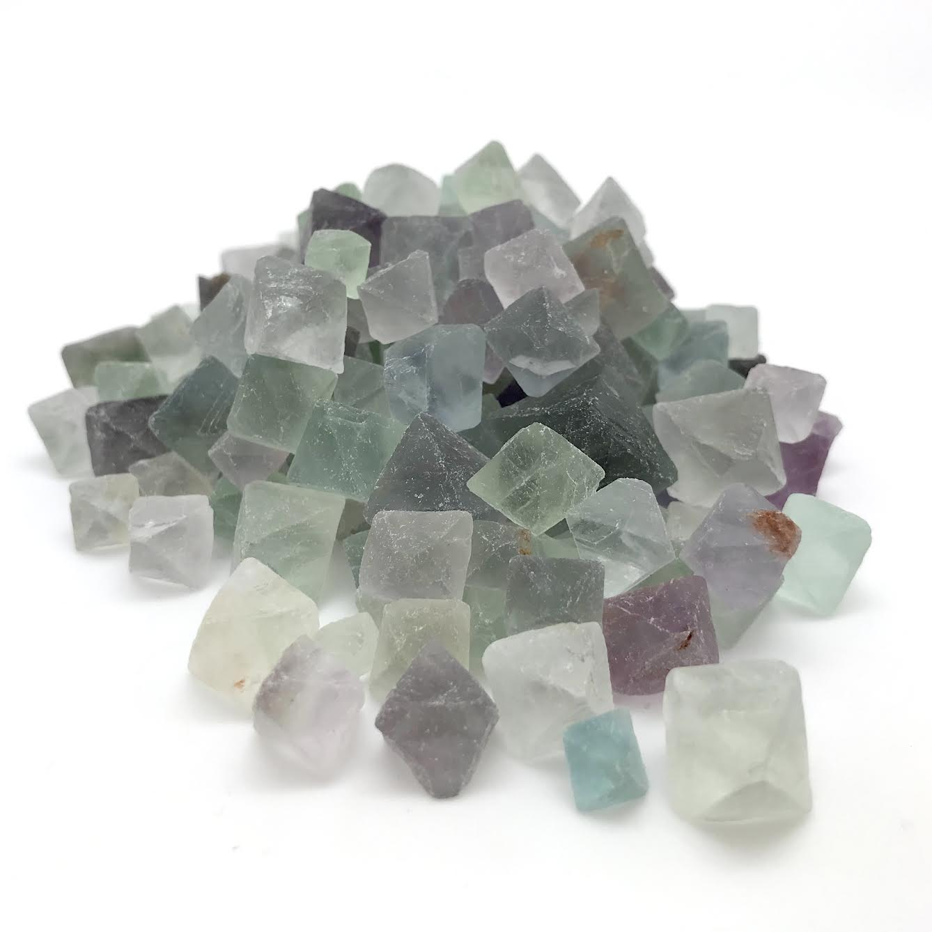 Fluorite Octahedrons