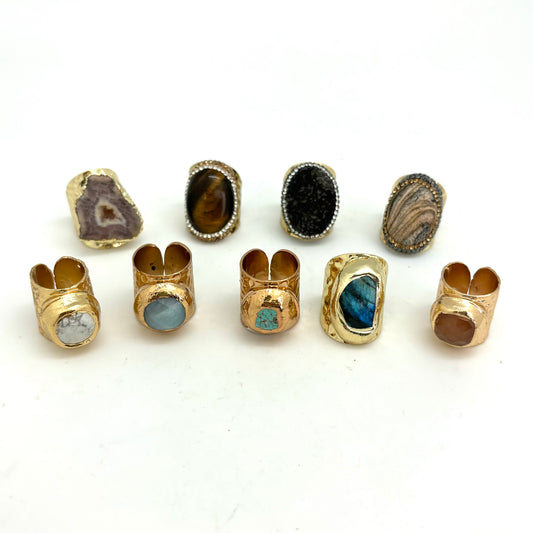 Gold Open Cuff Ring
