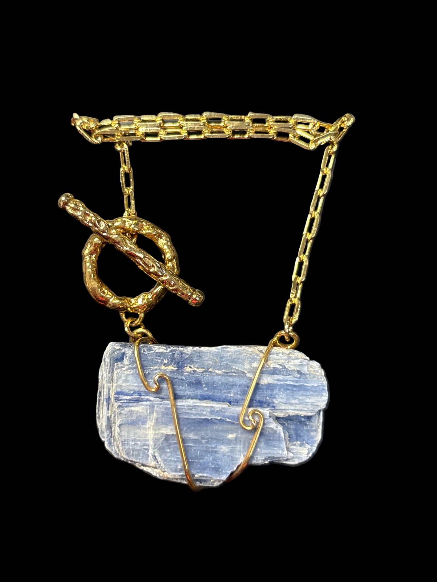 Wire Wrapped Raw Stone Necklace - Michal and Company