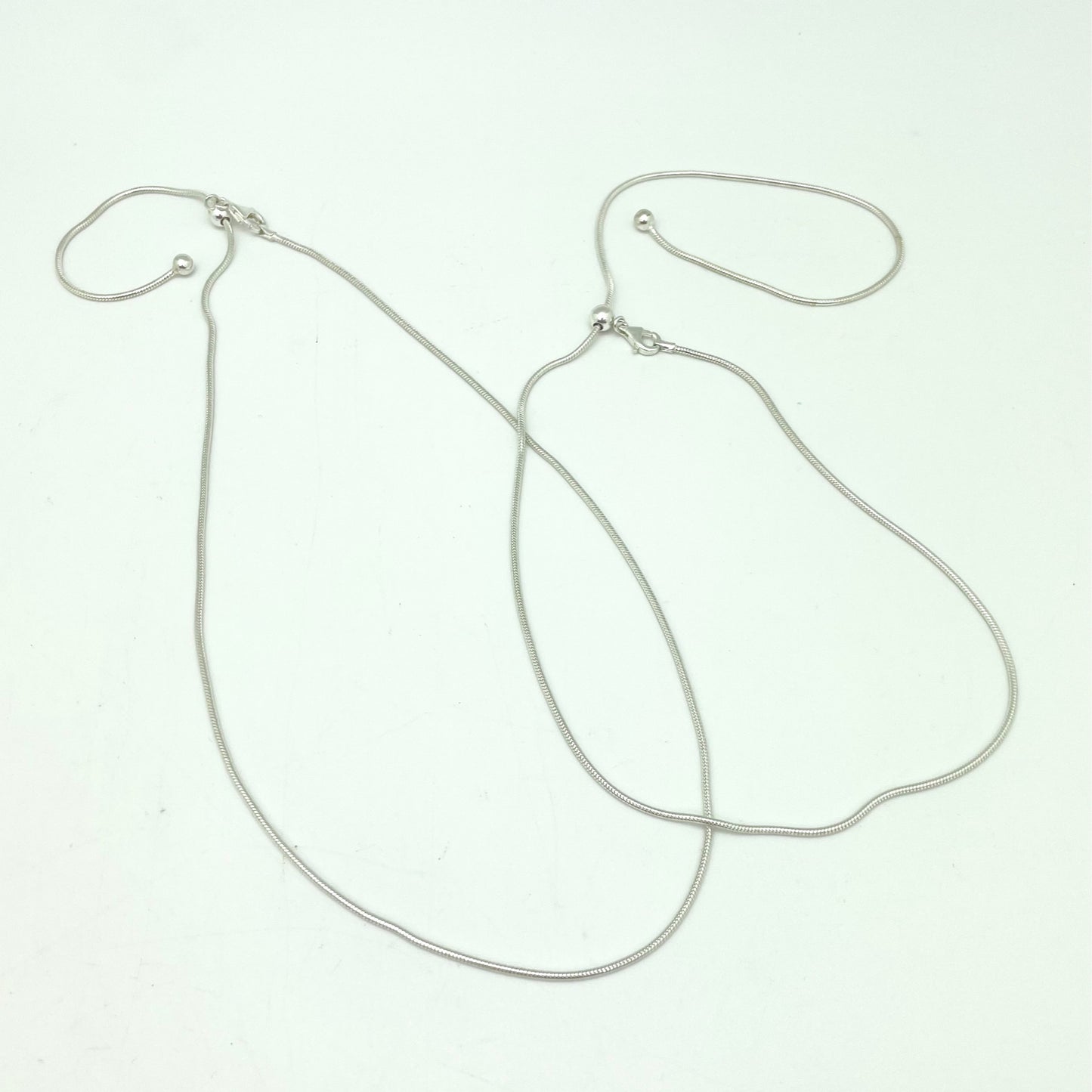 Sterling Silver Adjustable Necklace
