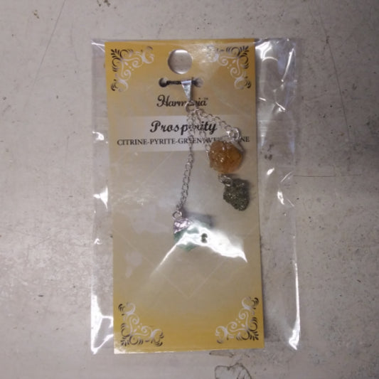 Prosperity 3 Stone Pendant