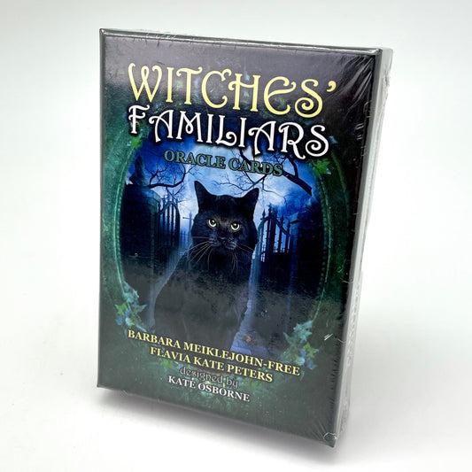 Witches' Familiars Oracle Cards by Barbara Meiklejohn-Free, Flavia Kate Peters, Kate Osborne