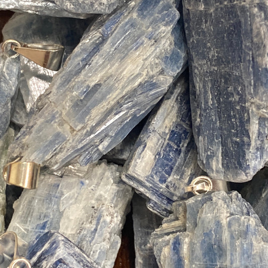 Raw Kyanite Pendant