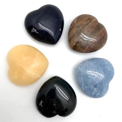 Assorted Crystal Hearts (Medium and Large)