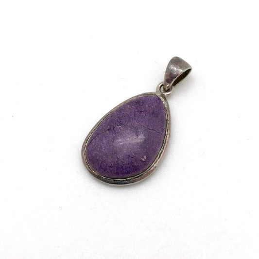 Purpurite Pendant .925 Silver