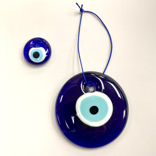 A Single Glass Evil Eye Or Talisman Wall Hanger
