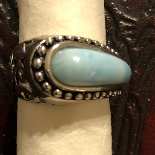 Larimar Ring (Decorative Band)
