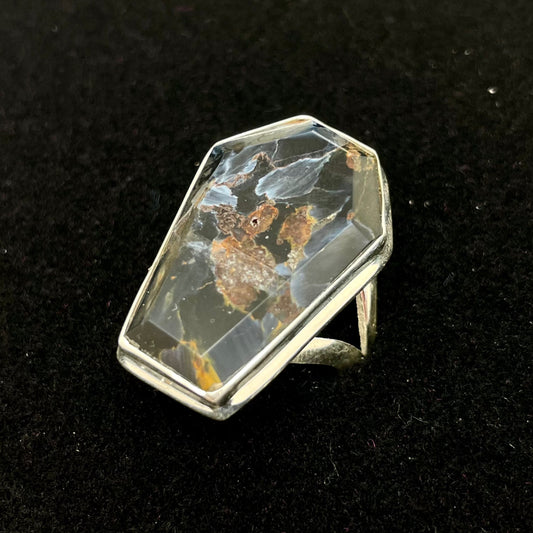 Pietersite Ring (Coffin)
