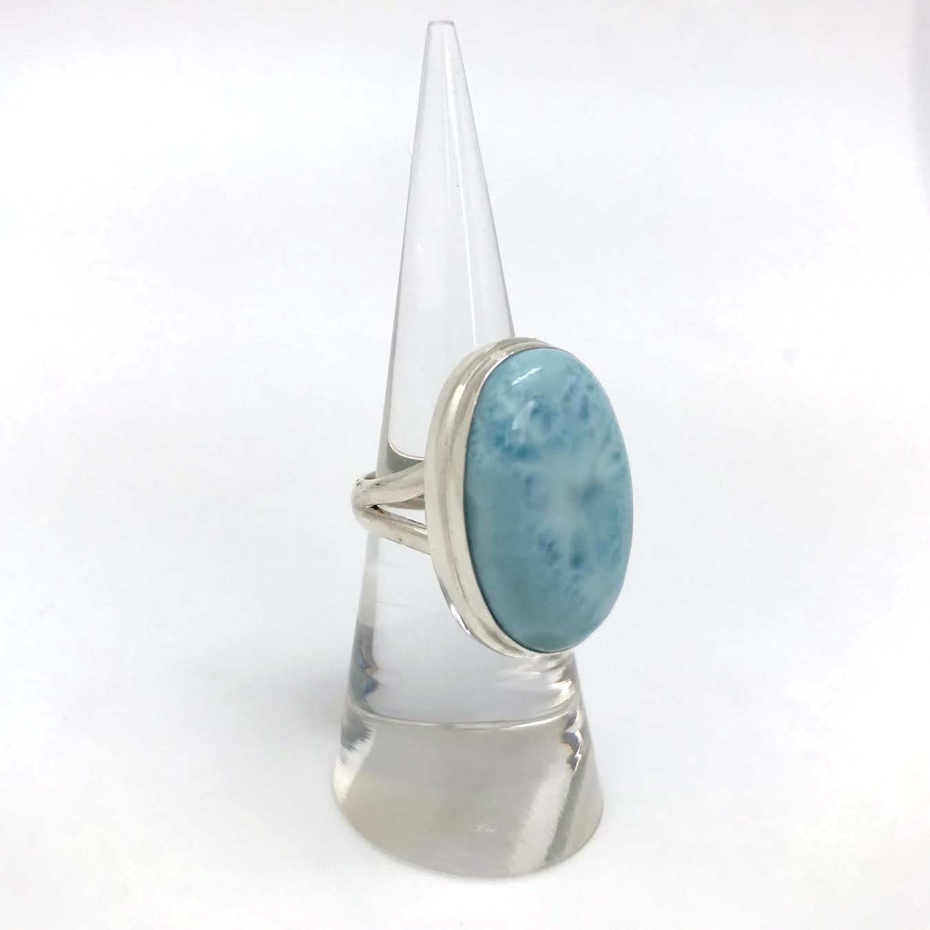 Larimar Ring (Oval / Circle)