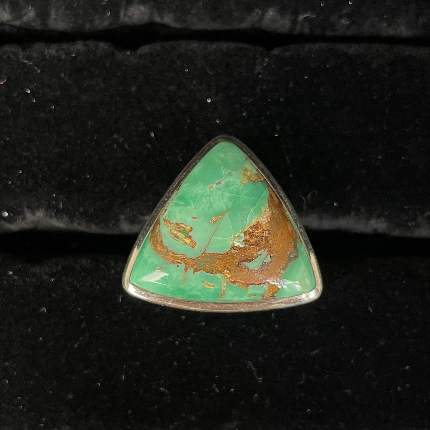 Chrysoprase Ring (Triangle)