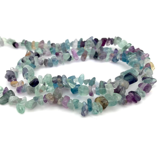Fluorite Crystal Chip Necklace