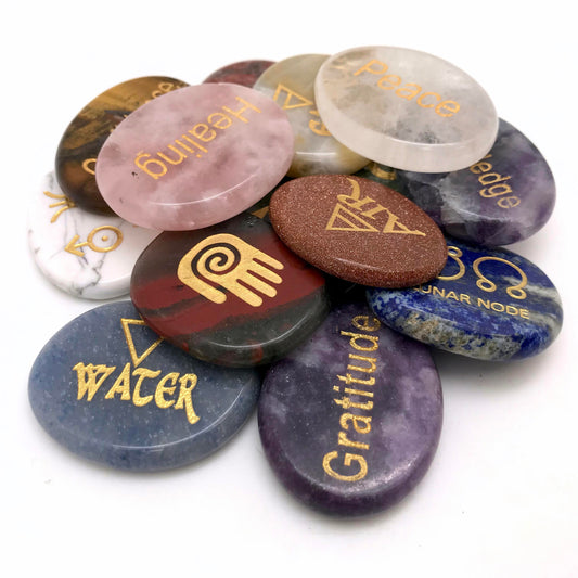 Engraved Worry Stones