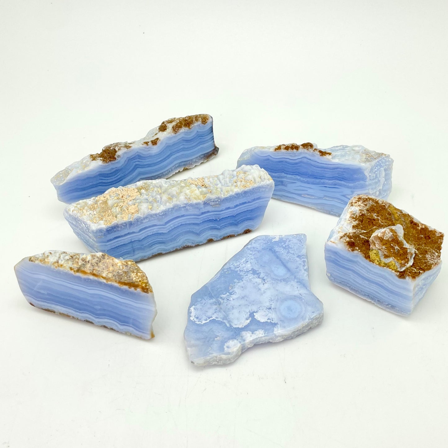 Blue Lace Agate Slice Specimen