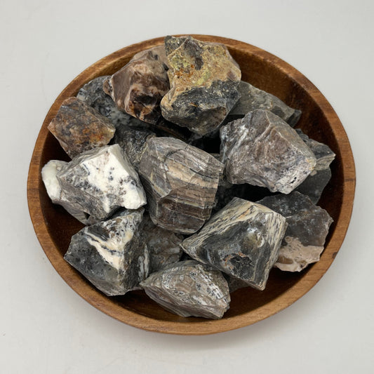 Agate, Dendritic Opal Chunk (Raw)