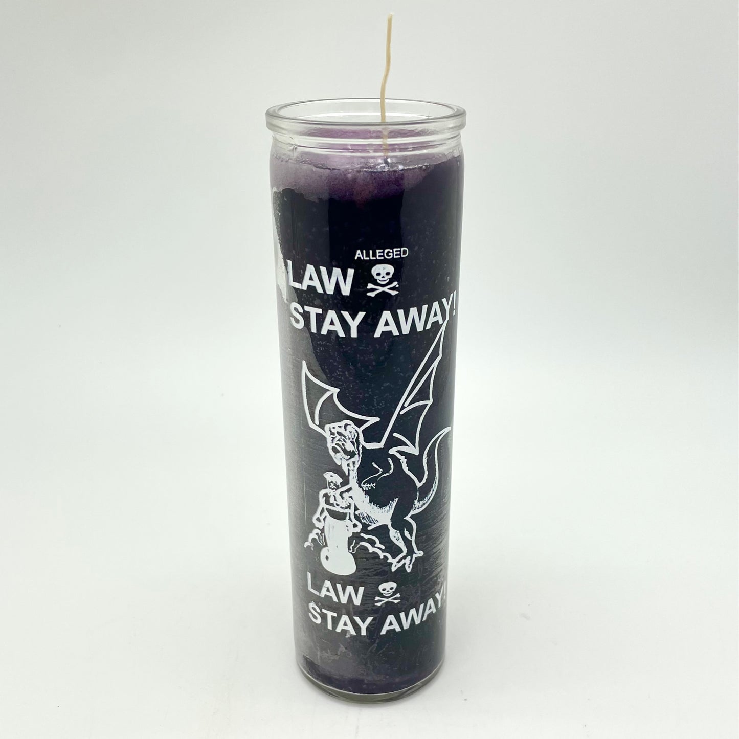 7 Day Law Stay Away Candle (Purple)