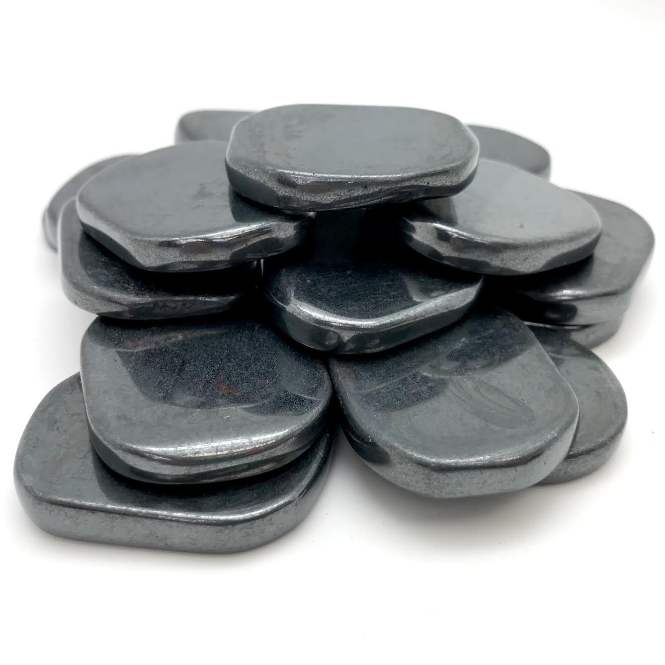 Hematite (Flat Worry Stone)