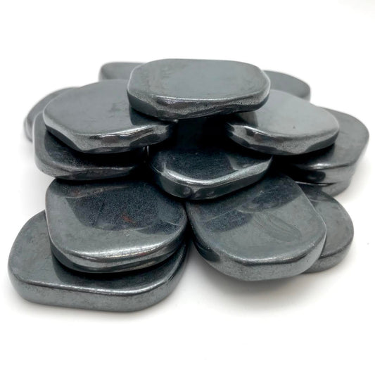 Hematite (Flat Worry Stone)