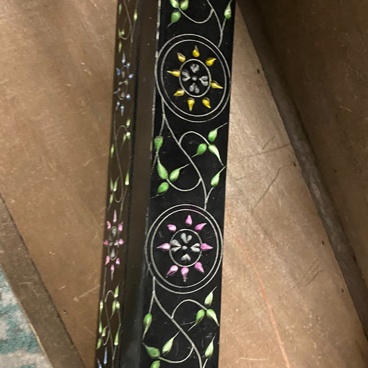 Soapstone Incense Box & Cylinder with Flowers