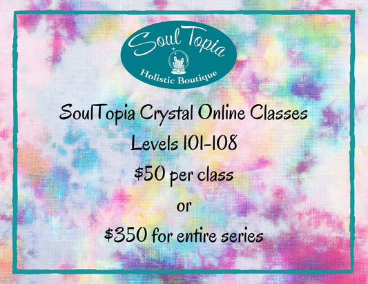 Crystal Healing Classes - Online
