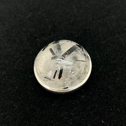 Black Rutilated Ring (Round)