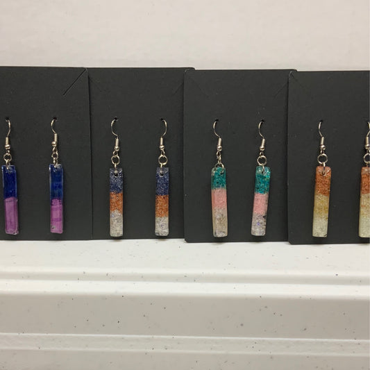 Assorted Resin Dangle Earrings