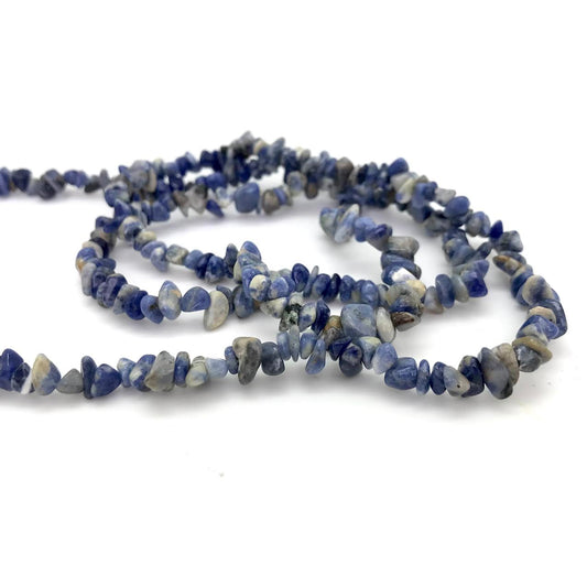 Sodalite Crystal Chip Necklace
