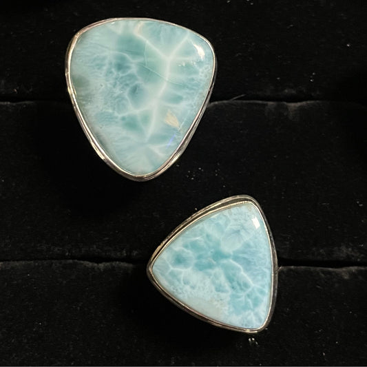 Larimar Ring (Triangle)