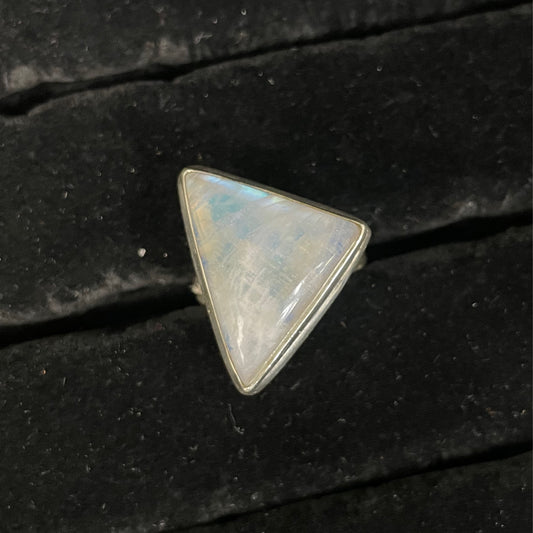 Moonstone Ring (Triangle)