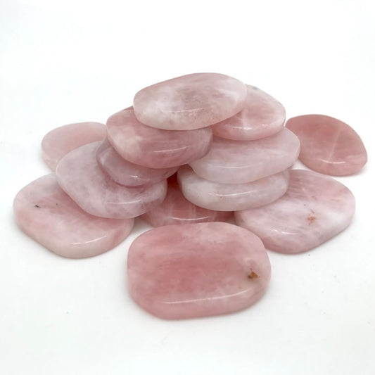 Quartz, Rose (Flat Worry Stones)