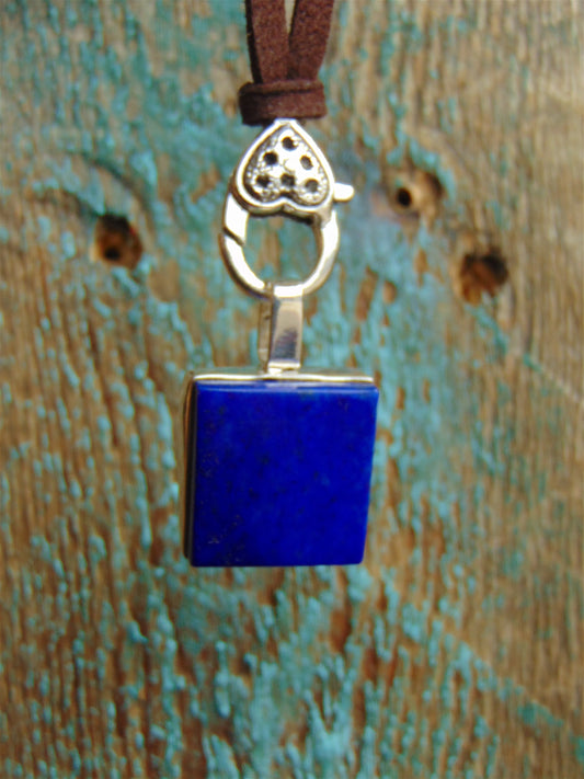 Lapis Lazuli Square Pendant