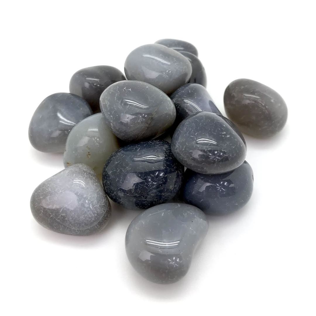 Chalcedony, Blue (Tumbled)