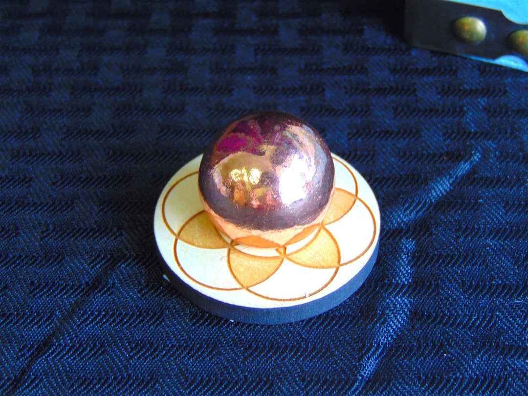 Copper Sphere (Tumbled)