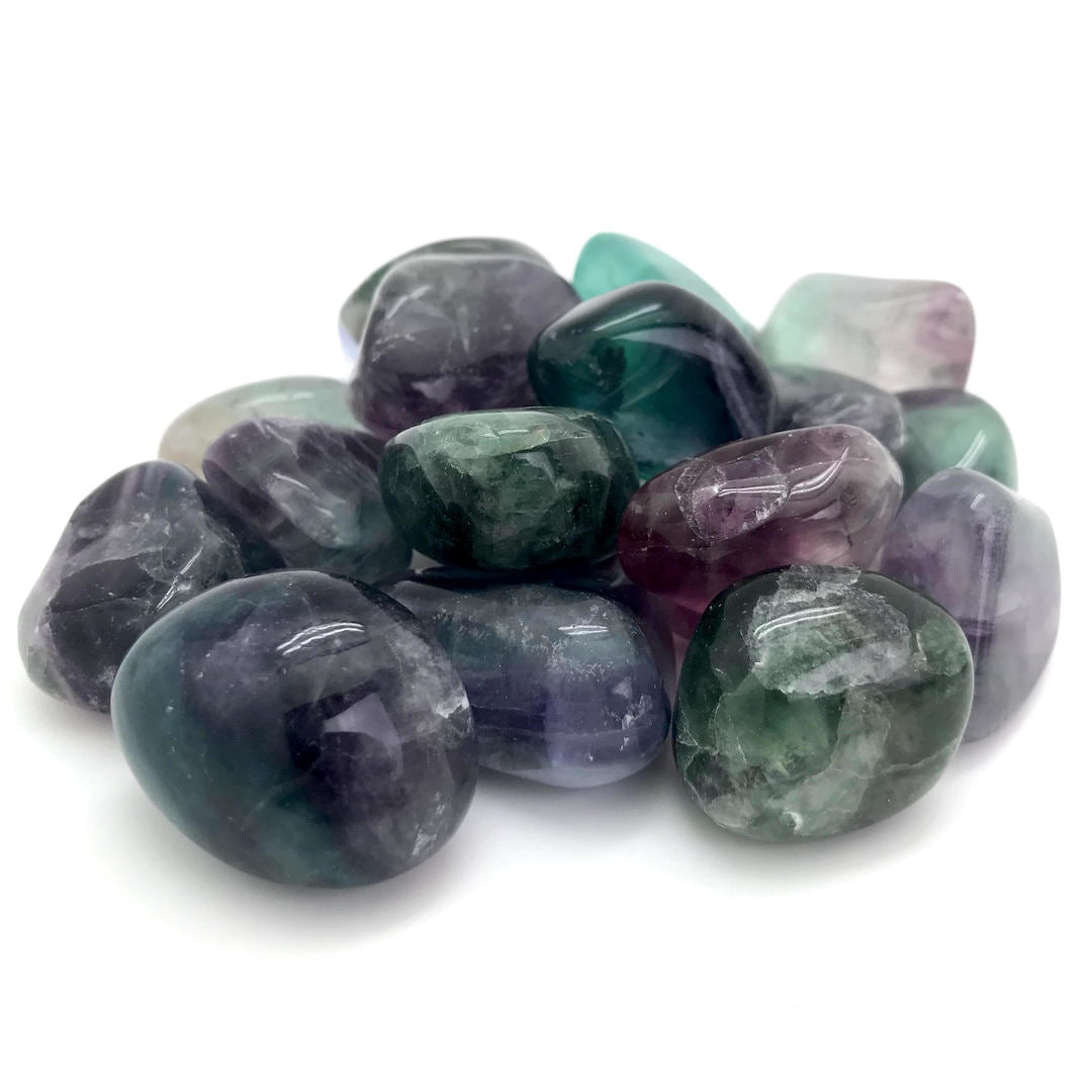 Fluorite, Rainbow (Tumbled)