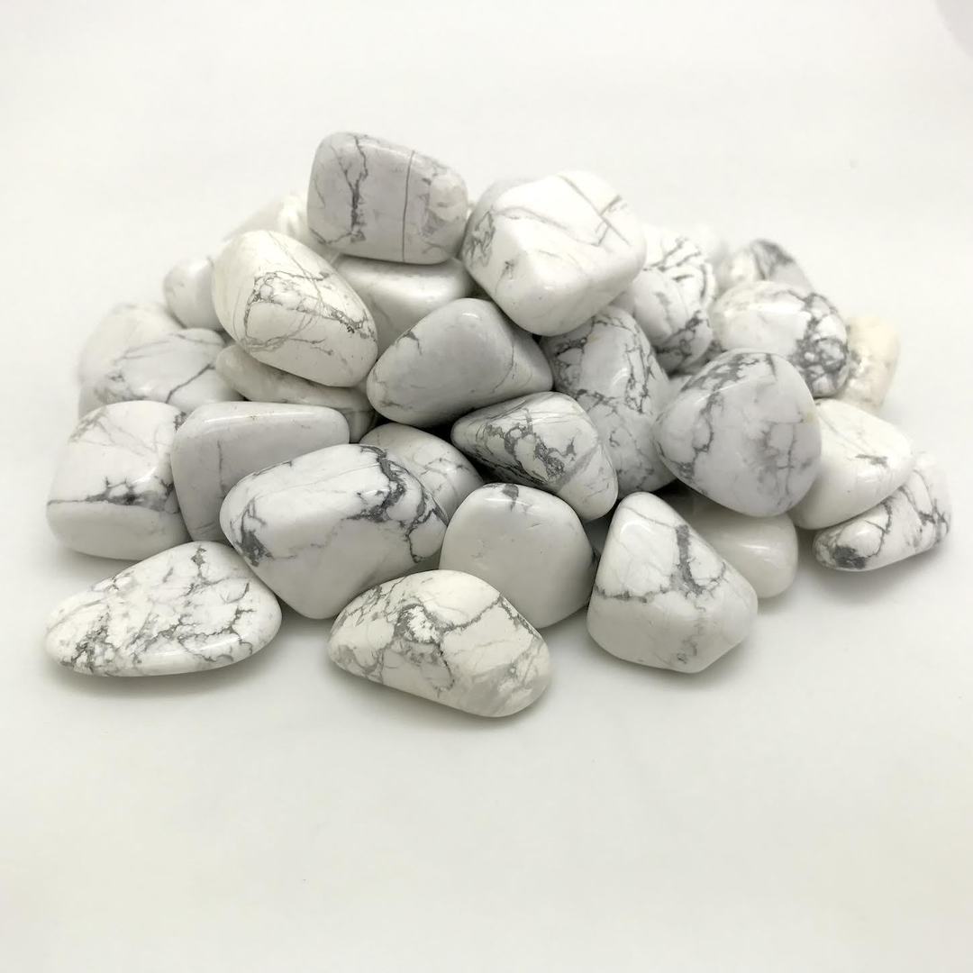 Howlite, White (Tumbled)