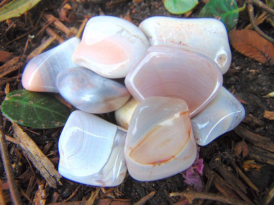 Agate, Botswana Pink (Tumbled)