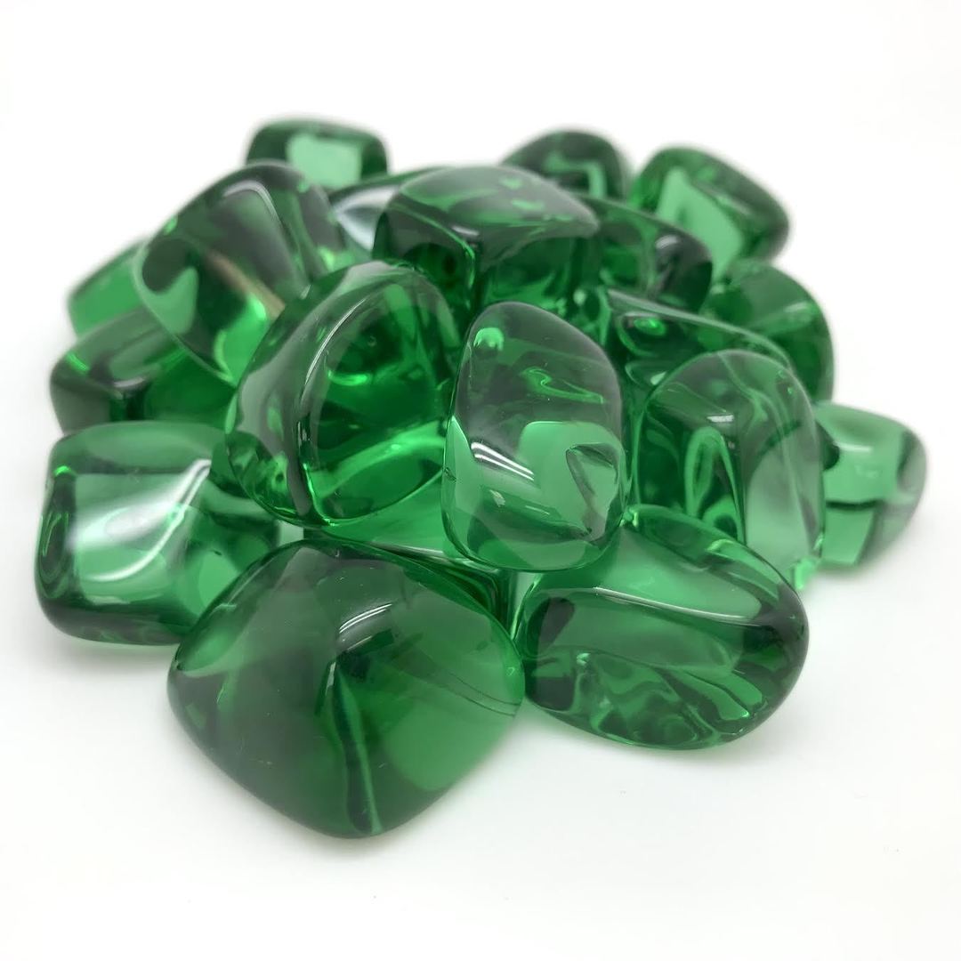 Obsidian, Green (Tumbled)