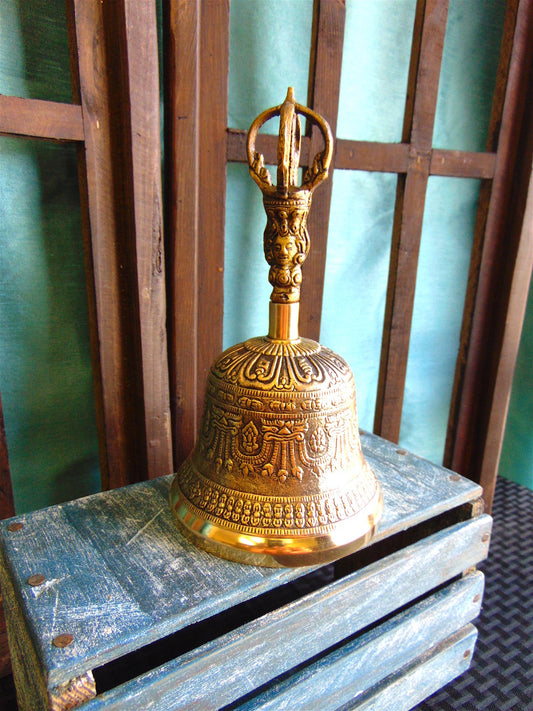 Tibetan Brass Bell